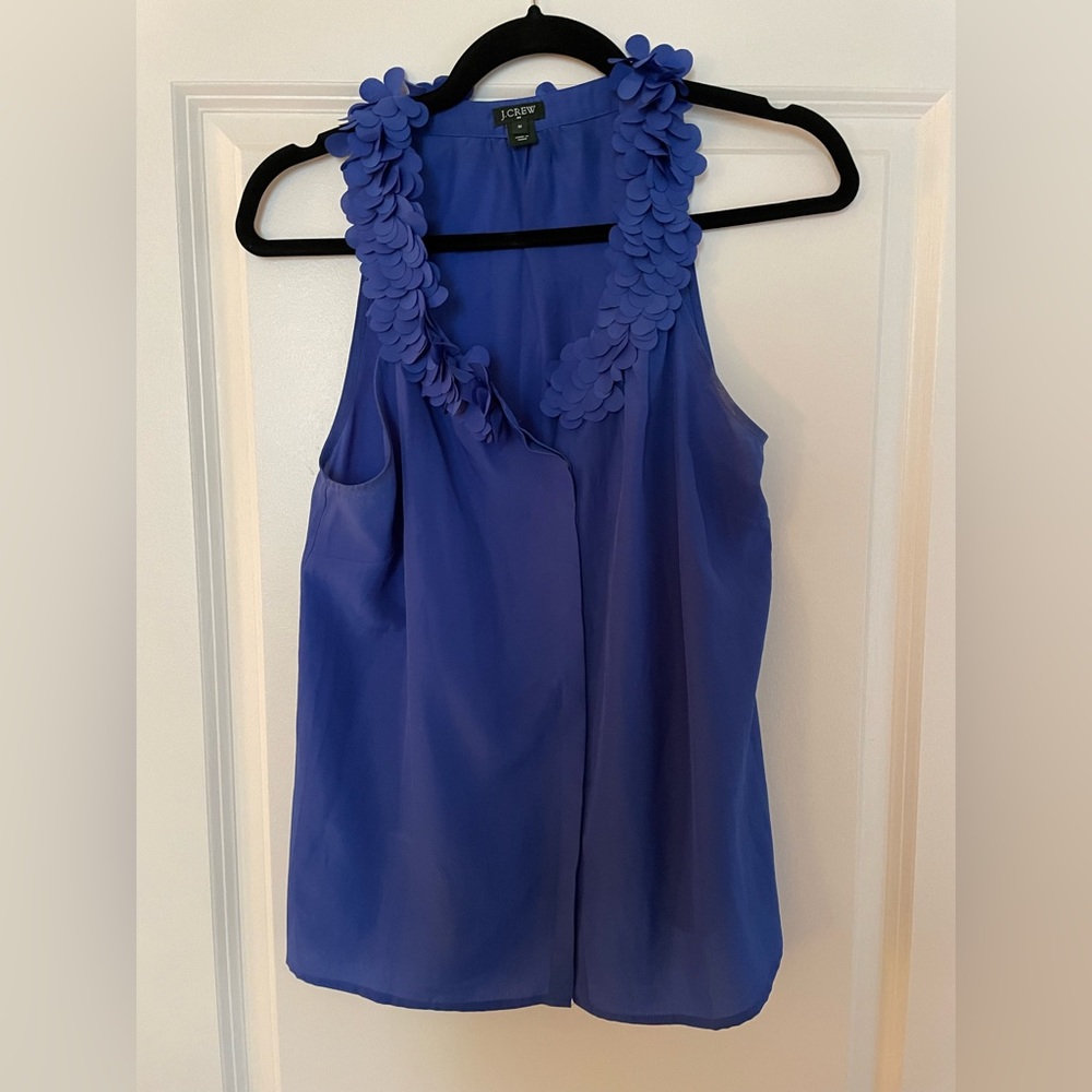 Gorgeous blue JCrew blouse